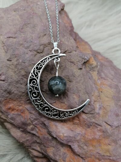 Pendentif “Pouvoir de Lune” – Labradorite