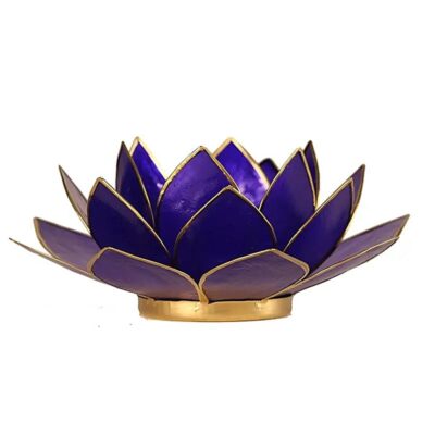 Eclairage Lotus 6° Chakra indigo & or