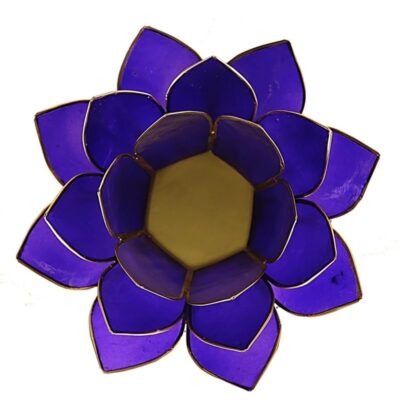 Eclairage Lotus 6° Chakra indigo & or